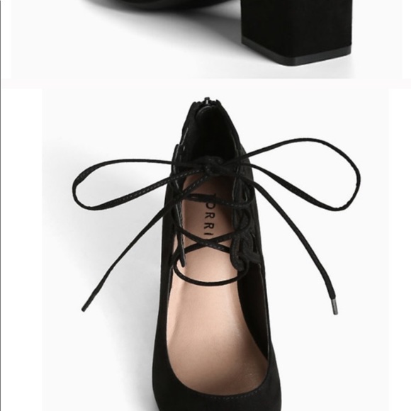 7W lace up lattice heel - Picture 2 of 4